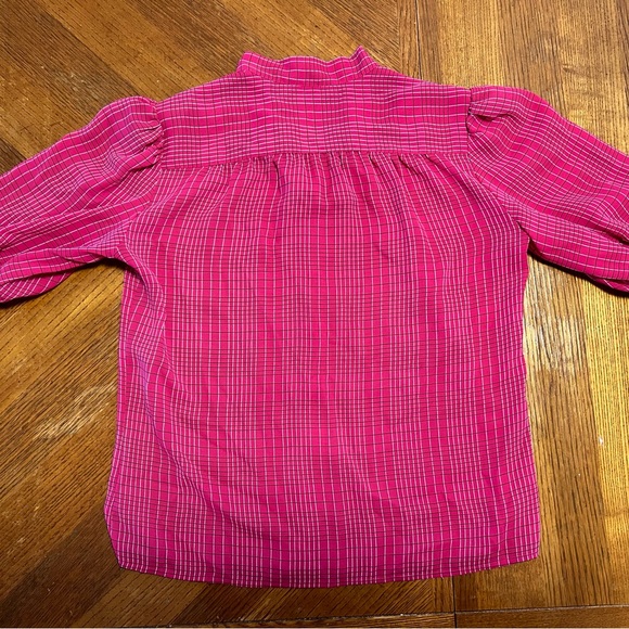 PRETTY IN PINK vintage Josephine blouse - SIZE 10 - Picture 3 of 3